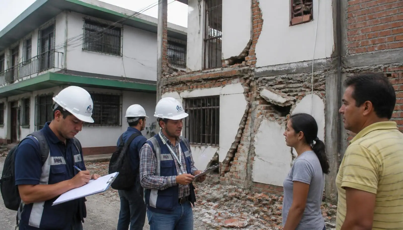 Enviamos un equipo de trabajo a la zona afectada por el temblor
