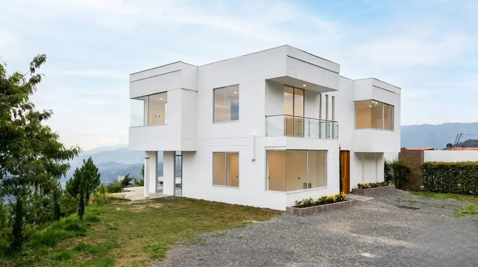 Casa mirador de dos niveles